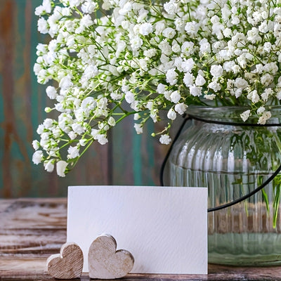 1200 flores, 40 ramilletes de flores artificiales de Baby's Breath - Simulación de tacto real, decoración de bodas con flores artificiales para exteriores, adecuadas para bodas, compromisos, decoración del hogar y la oficina, arreglos de centros de mesa