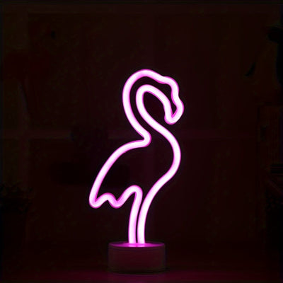 Luz solar para decoración de jardín de neón de flamingo, lámpara decorativa impermeable para exteriores, adecuada para decoración de patios, embellecimiento de césped y decoración de vacaciones, IP44