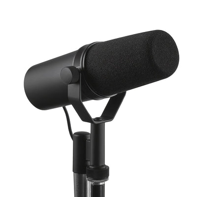 Microfono Dinámico Profesional SM7B - Micrófono de Estudio con Conector XLR, Diseño Resistente y Antigolpes, Incluye Paravientos Desmontable - Para Podcasting, Streaming, Locución - Voces Cálidas, Amplia Respuesta de Frecuencia - Compatible con Estudios