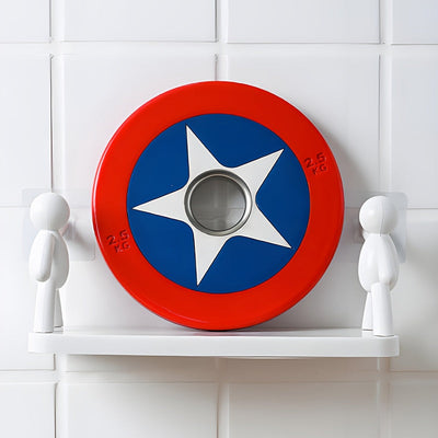 2/3/4/6 piezas, linda estantería de almacenamiento para pared para hombres pequeños de color blanco/gris - sin taladrar, instalación fácil, fuerte y duradera, muy adecuada para la organización del baño y la cocina, almacenamiento de cosméticos, decoració