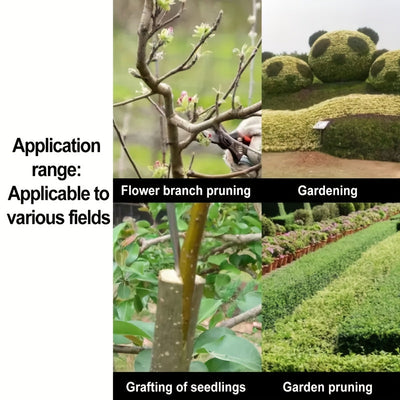 1pz Tijeras de Poda de Acero SK5 - Tijeras para Jardín Resistentes con Mangos Antideslizantes Ergonómicos, Cuchillas Afiladas para Recortar Árboles y Ramas, Uso Manual, Sin Necesidad de Electricidad, Herramientas Profesionales y Domésticas para Jardinerí