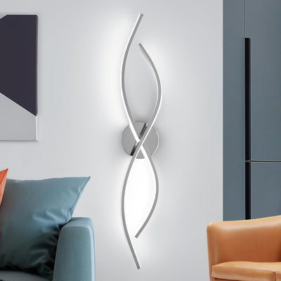 1pc Luz de Pared LED Moderna con Cambio de Tres Temperaturas de Color, Adecuada para Dormitorio, Sala, Pasillo, Escalera, 60cm, Voltaje 85V-265V