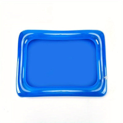 1 bañera inflable cuadrada para pies + 1 bomba, bañera portátil para pies, escalón de piscina y set de pedicura (color de la bomba aleatorio)