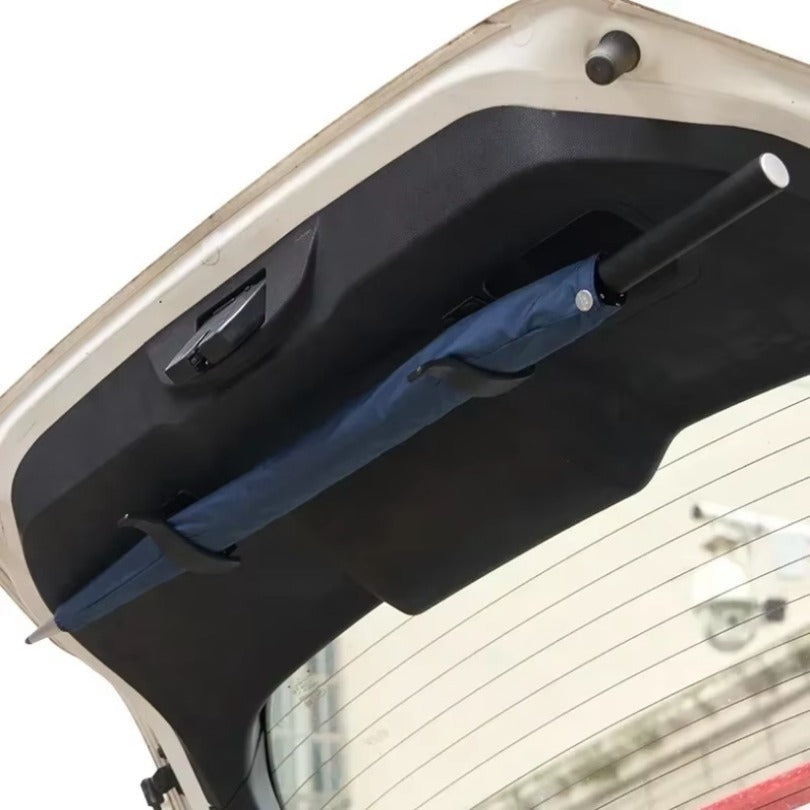 2 piezas, soporte de paraguas para maletero, soporte de paraguas para coche, organizador de almacenamiento de paraguas para coche, soporte universal para teléfono móvil, accesorios para teléfonos celulares, accesorios para coche
