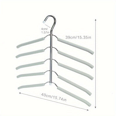 Percha Multi-capa Para Ropa, Tendedero De Metal, Ahorro De Espacio Y Organización Para Armario, Closet, Dormitorio