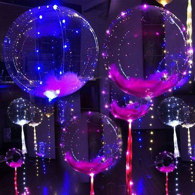 Globos Led Gigante 45 Cm + Micro Led Globo Vinilo Bomba Led