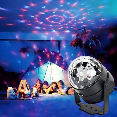 Luz LED para escenario, bola disco RGB con control remoto, 7 modos, ideal para fiestas en casa, bares, karaoke, bodas y más