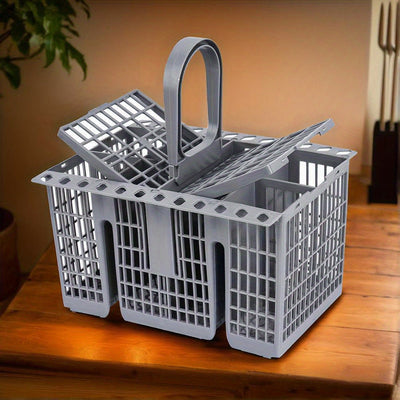 Adaptador Versátil para Cesta de Cubiertos de Lavavajillas - Compatible con Hotpoint, Bauknecht y Más - Accesorio de Almacenamiento de Cuchillos y Tenedores de Plástico Duradero, Multifuncional, C00257140