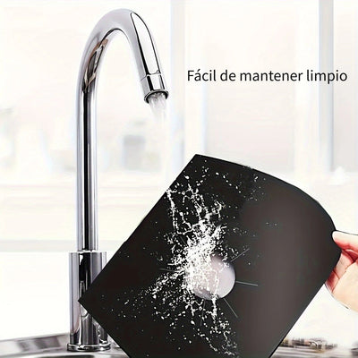 Juego de 4 tapetes reutilizables para quemadores de estufa para proteger la superficie de la estufa, ideal para herramientas y accesorios de limpieza de cocina, sin batería, accesorios para cocina de RV.