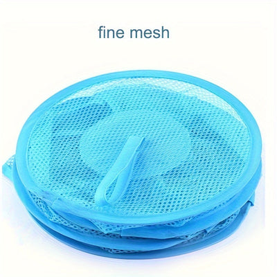 1 pieza de cesta de almacenamiento plegable de malla para colgar, red de almacenamiento para juguetes, ropa, calcetines, ropa interior, toallas de baño