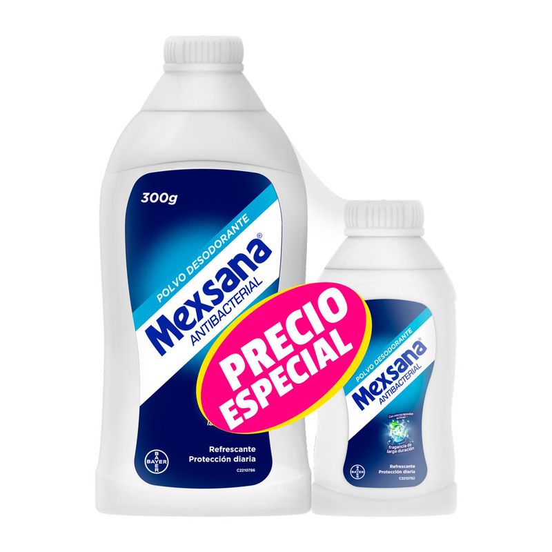 TALCO POLVO MEXSANA 300G + 85G OFERTA