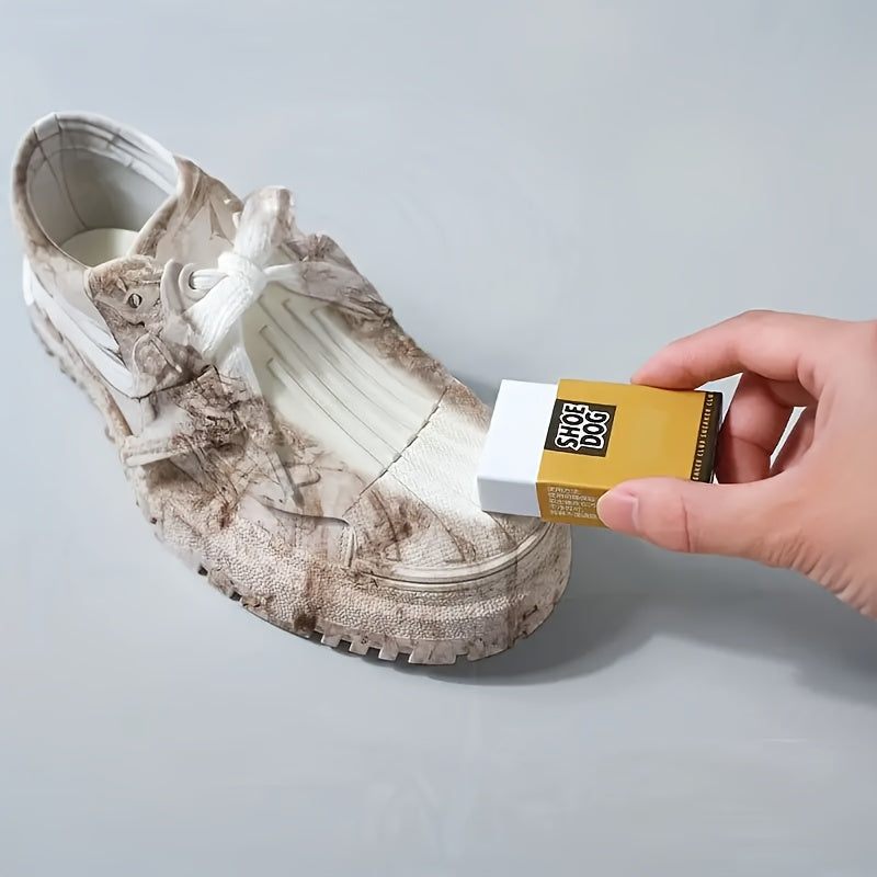 1pc Borrador de Limpieza de Zapatos TPE - Removedor de Manchas Efectivo, Desodorante y Purificador de Brillo para Zapatillas y Botas - Fácil de Usar, Portátil y Duradero, Limpiador Portátil | Mantenimiento de Zapatos | Fórmula Efectiva, Limpiador de Zapa