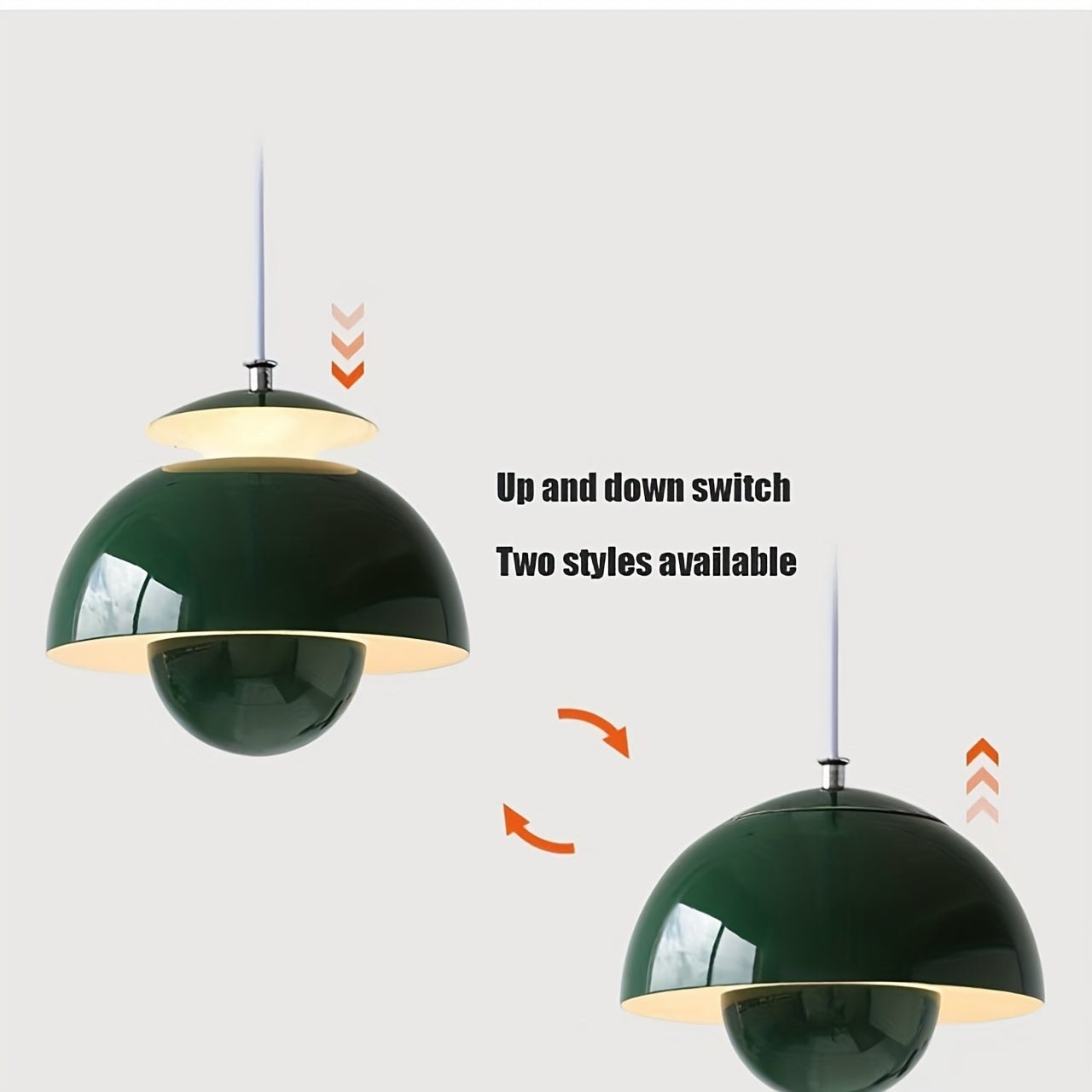 Lámpara colgante LED moderna con ajuste de tres colores regulables - Diseño nórdico elegante para comedores, pasillos, cafés, hoteles y más - Brazo ajustable, instalación fácil, construcción en metal, ideal para salas, habitaciones, cocinas e iluminación