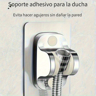 Juego de cabezal de ducha de alta presión cuadrado con manguera de 59" - Montaje en pared, instalación fácil, material ABS, flujo de agua mejorado para un refrescante mejoramiento del baño, accesorio de baño.