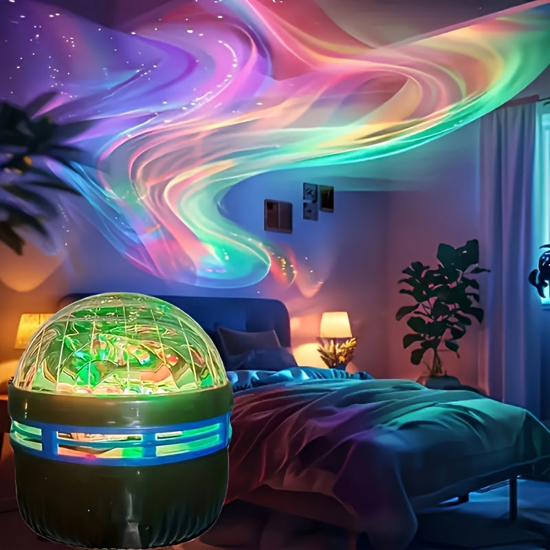 Luz de proyección LED Aurora Boreal con control remoto RGB, alimentación USB, proyector de galaxia estrellada, luz nocturna para habitación, decoración para adultos, cine en casa, decoración para bodas, regalo de luz mágica, fiestas y decoración del hoga