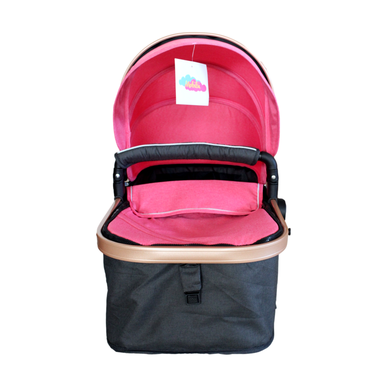 COCHE MOISES MILAN 1 BEBESITOS ROSADO