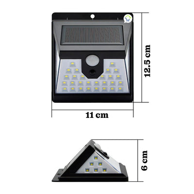 Luz Led De Pared Solar Recargable T2866