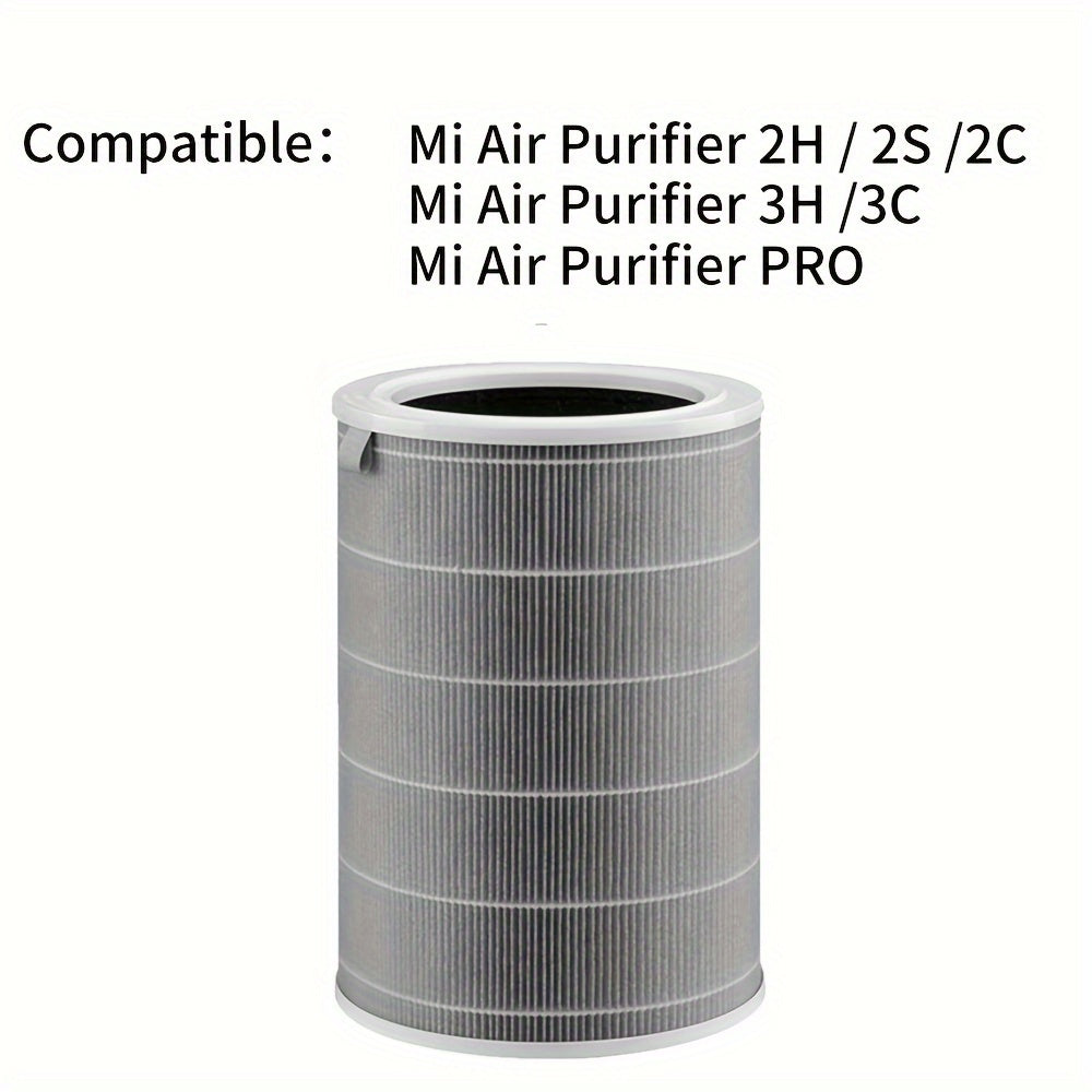 1 Unidad, Filtro De Repuesto Hepa Xiaomi Air Purifier M8R-Flh, Carbón Activado De Tres Capas, Compatible Con Xiaomi Air Purifier 3C 3H 3, 2C 2H 2S, Pro