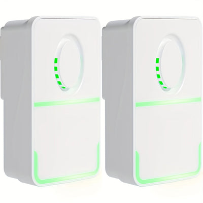 Purificador de aire de iones negativos portátil y silencioso - Elimina polvo, polen, pelo de mascotas y olores desagradables | Diseño seguro y duradero para uso en hogar y oficina | Ideal para dormitorio | Plástico blanco