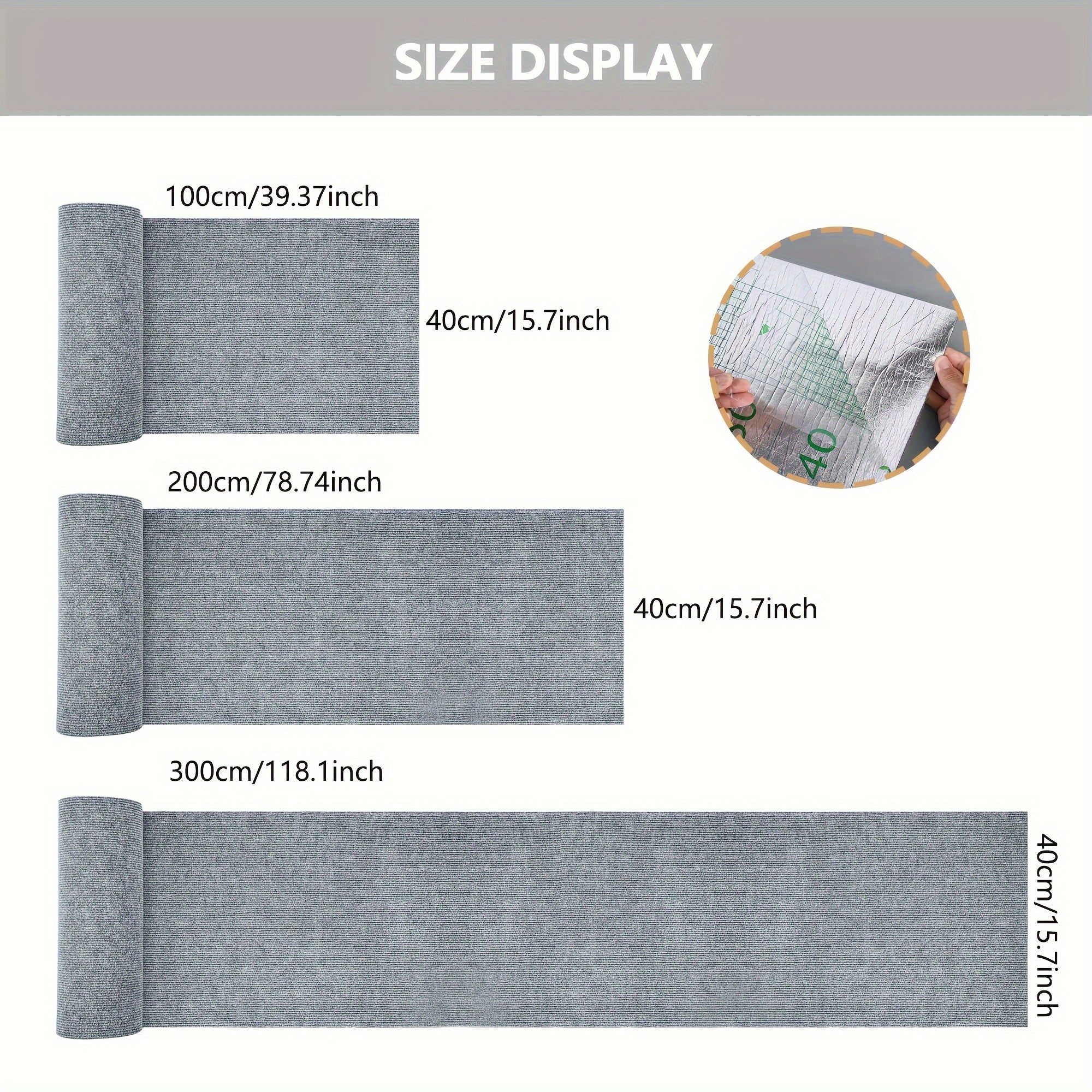 Alfombra antideslizante con acolchado para escaleras y pisos - Lavable a máquina, poliéster tejido, respaldo de PVC, sólido y rayado, pelo bajo, Navidad y Halloween, hecha a máquina - 60.96x182.88cm / 60.96x365.76cm Opciones