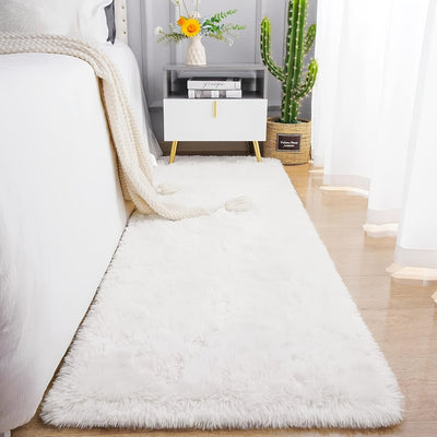 Alfombra Interior Suave de Peluche con Teñido Anudado de 1 Pieza, Alfombra de Lujo Moderna, Antideslizante y Lavable, Adecuada para Sala de Estar y Dormitorio, Decoración del Hogar, Alfombra Regional