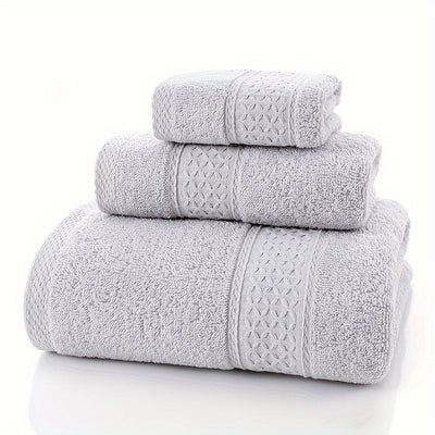 Juego de toallas de baño 100% algodón, 3/6 piezas - Súper suaves, alta absorción, duraderas - Ideal para hotel, hogar, ducha, spa, sauna - Varios colores disponibles