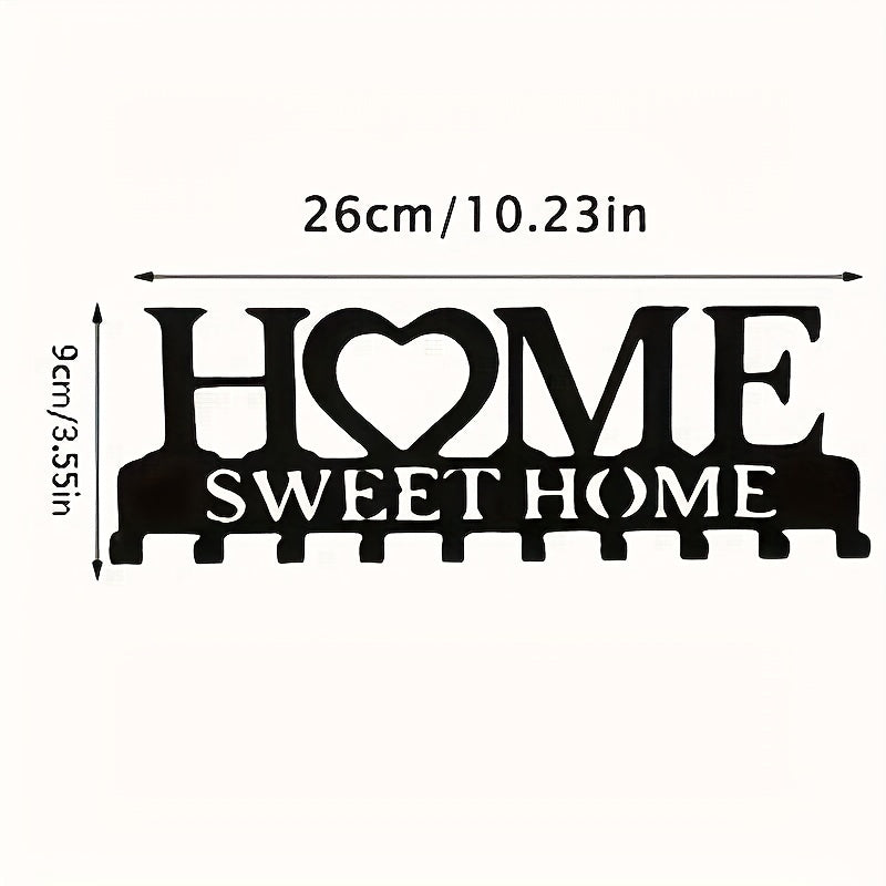 1 unidad, llavero para montaje en pared, colgador de Metal para puerta delantera, tienda de cocina, casa, trabajo, coche, llaves de vehículo, decoración Vintage para Hotel