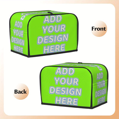 Fundas para Tostadora Personalizadas con Nombre/Logo - Tela Oxford Duradera, Borde y Asa Colgante - Adecuado para Tostadoras de 2 Rebanadas y Pequeños Electrodomésticos - Regalo Navideño para Mamá, Cubierta Decorativa Protectora para Cocina