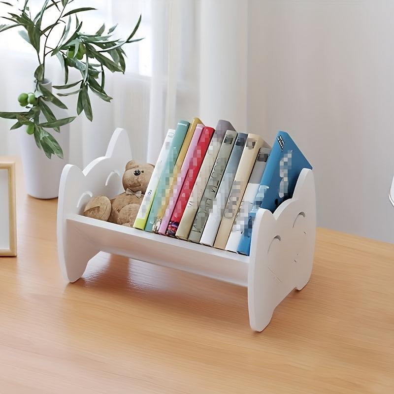 Estantería de Escritorio Compacta de PVC - Diseño de Fácil Inserción, Organizador de Almacenamiento Ligero para Oficina y Hogar, Organizador de Escritorio y Cajón para Almacenamiento Doméstico