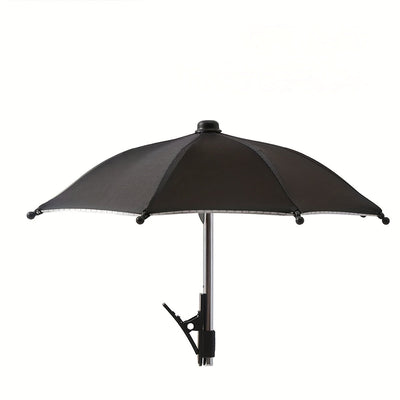 Soporte para Teléfono Exterior - Impermeable y Resistente a UV con Base de Abrazadera | Montura Ajustable de Acero Inoxidable para Camping/Senderismo/Vlogging