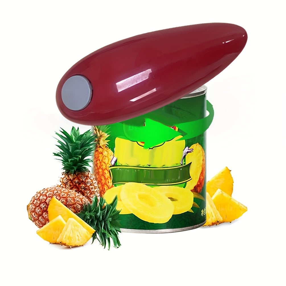 Abrebotellas Eléctrico - Abrebotellas y Botellas Automático, Fácil de Usar con Pestaña de Extracción sin Manos, Alimentado por Baterías con 2 Ranuras de AA (Baterías no Incluidas), Material de Plástico Duradero, Perfecto para la Comodidad de la Cocina, A