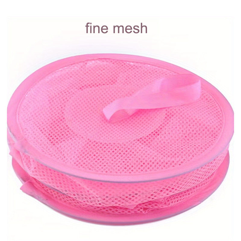 Hamaca para Peluches de 3 Compartimentos - Organizador de Juguetes Colgantes de Malla Colorida en Gris, Rojo, Azul, Rosa para el Almacenamiento de la Habitación de los Pequeños