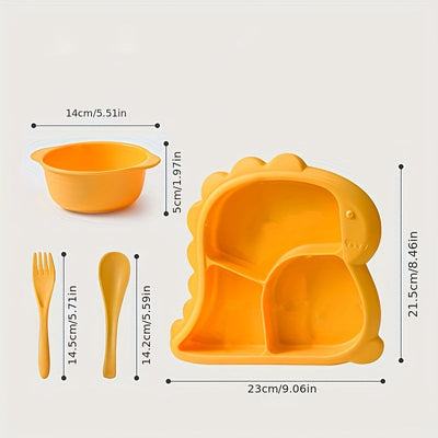 Plato de cena de dinosaurio