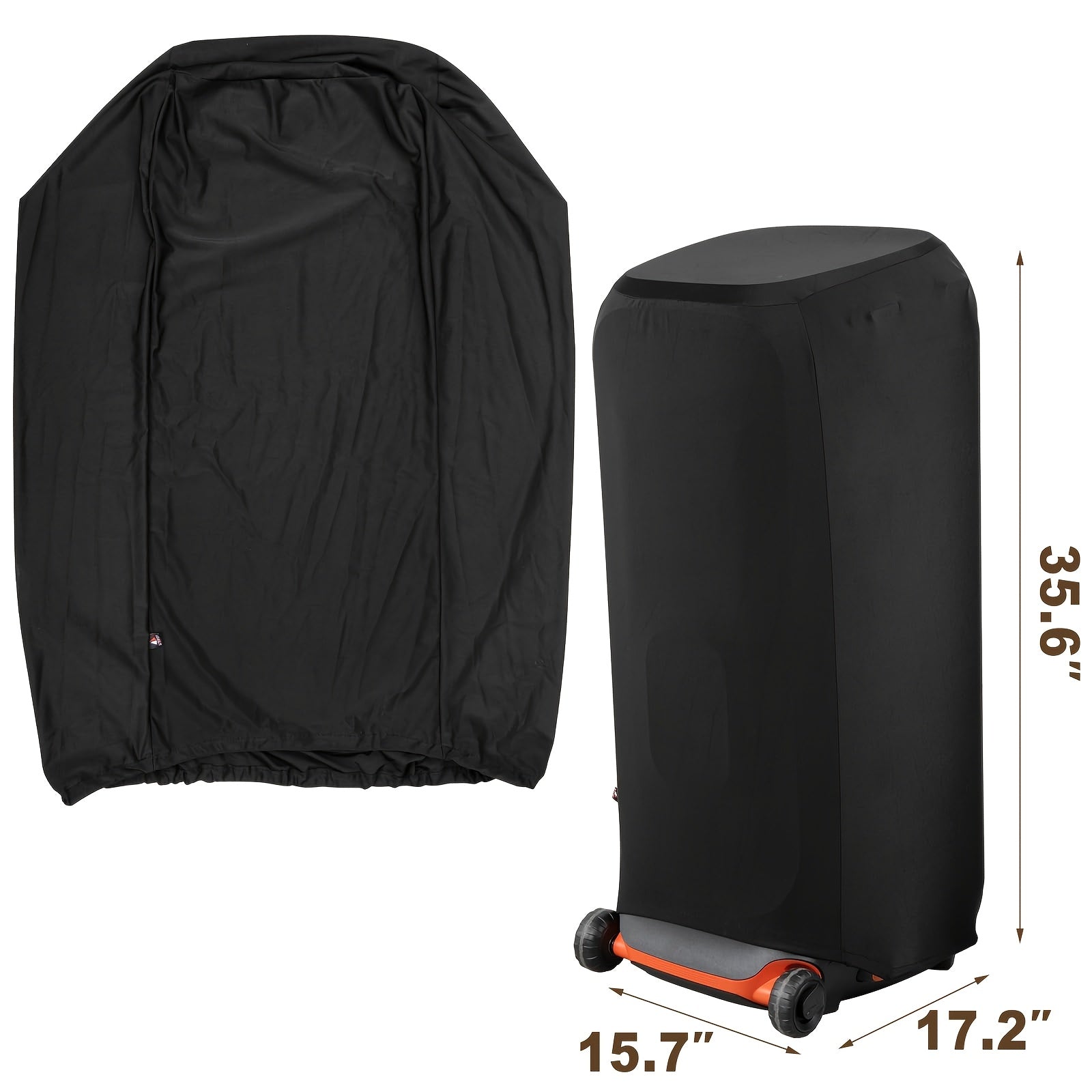 Funda protectora contra polvo para Partybox 710, altavoz portátil – Cubierta elástica con banda de sujeción, material de poliéster resistente, color negro (solo funda)
