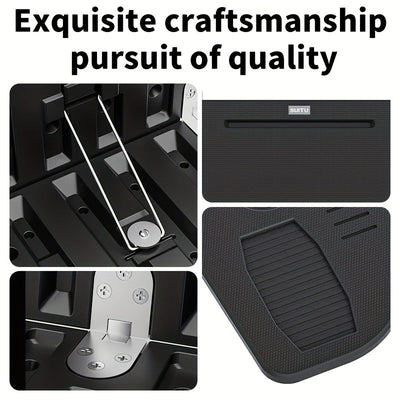 Escritorio Pequeño Multifuncional para Coche, Mesa de Computadora de Oficina de Viaje, Mesa Plegable para Comedor, Escritorio Portátil con Almacenamiento