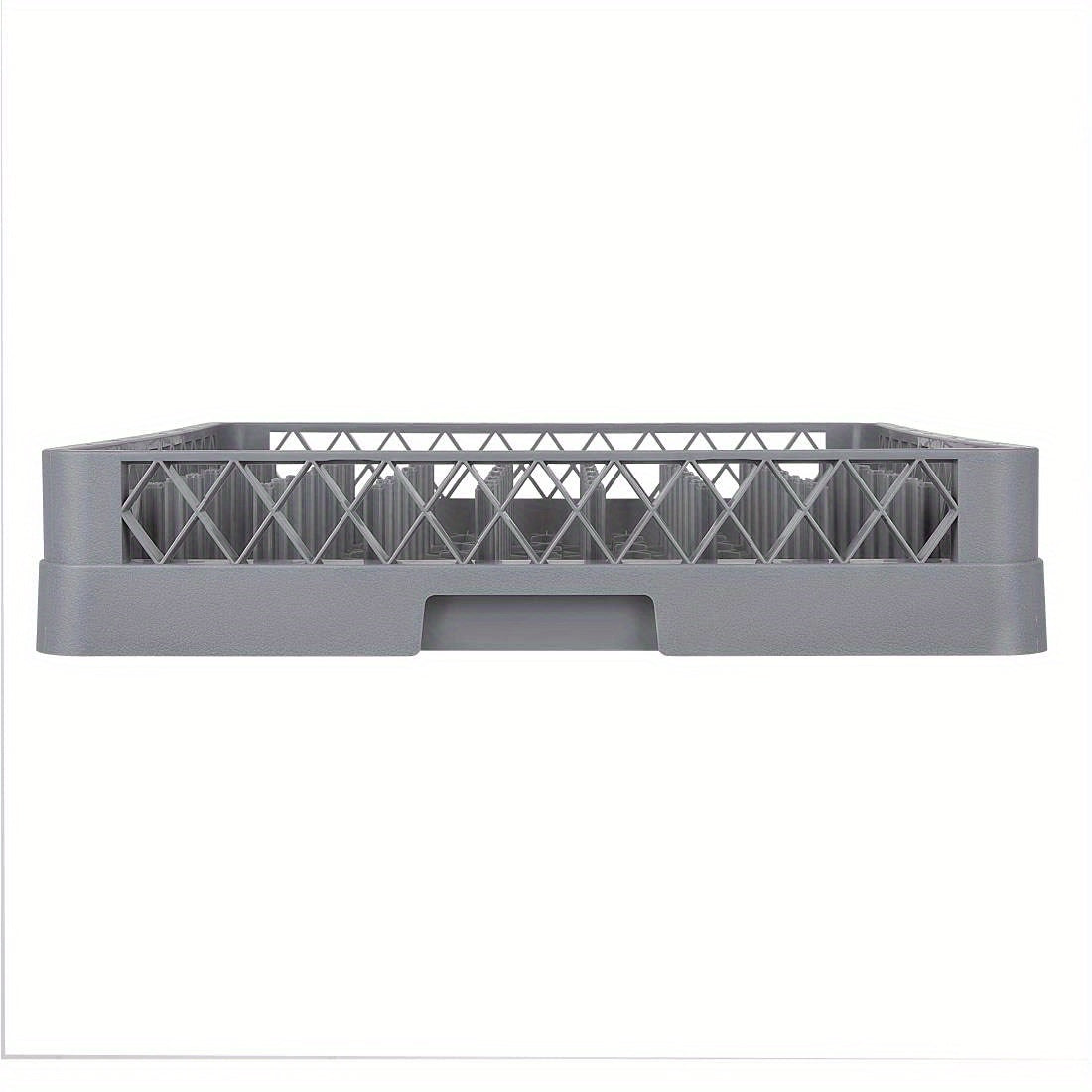 Rejilla para Lavavajillas de Platos, Cesta de Polipropileno con 25 Soportes para Platos y Bandejas Pequeñas hasta 46cm, Azul Grisáceo, Largo 50cm, Ancho 50cm, Altura 10cm