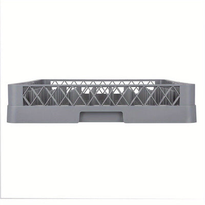 Rejilla para Lavavajillas de Platos, Cesta de Polipropileno con 25 Soportes para Platos y Bandejas Pequeñas hasta 46cm, Azul Grisáceo, Largo 50cm, Ancho 50cm, Altura 10cm