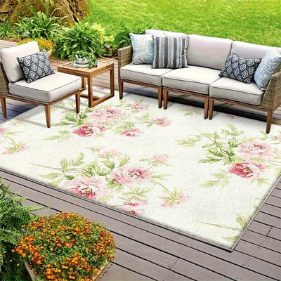 Alfombra de Terciopelo/852g/m² Suave para Patio, Estilo Lujoso y Fácil Cuidado con Diseño Moderno Minimalista, Base Antideslizante y Lavable, Ideal para Exteriores y Espacios de Alto Tráfico