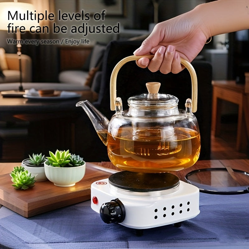 1pc horno eléctrico multifuncional | Horno eléctrico 110V | Placa de calefacción pequeña 500W | Horno eléctrico multifuncional | Calentador para mocha pot | Estufa portátil | Hogar/Oficina/dormitorio