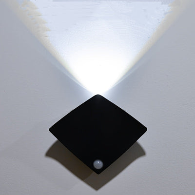 1pc Luces de Pared Modernas con Sensor de Movimiento de Manta, Lámparas Nocturnas LED, de Plástico para Dormitorio, Escalera, Sala de Estar, Armario