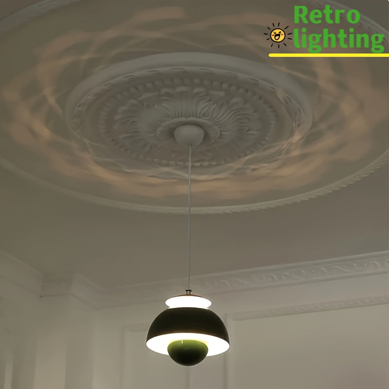 Lámpara colgante LED moderna con ajuste de tres colores regulables - Diseño nórdico elegante para comedores, pasillos, cafés, hoteles y más - Brazo ajustable, instalación fácil, construcción en metal, ideal para salas, habitaciones, cocinas e iluminación
