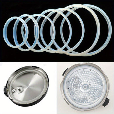 1 pieza de goma de silicona, anillo de sellado para tapa de cocinero, reemplazo para cocinero eléctrico de 2-6 litros