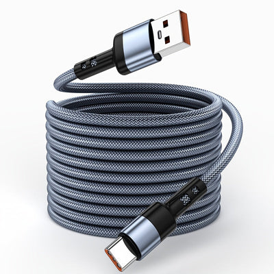 【Nuevo producto de moda】Cable de carga rápida USB-C con diseño moderno y trenzado en nailon resistente, compatible con for Samsung S23, S22, S21, One Plus, Xiaomi y otros dispositivos - Transmisión de datos incluida (100.58cm/149.35cm/201.17cm)