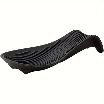 Juego de descanso de cuchara de silicona para utensilios de cocina, soporte de cuchara resistente al calor para la encimera, almohadilla para espátula y cucharón, antideslizante, organizador duradero de herramientas de cocina, 1 paquete