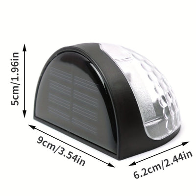 Luces LED solares para exteriores, luces de valla, adecuadas para iluminación de jardines, patios y paisajes, luces de decoración para Halloween, Navidad y festividades, 5/6/8 unidades