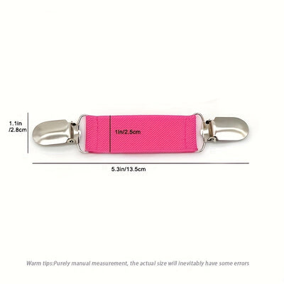 1 Pieza De Clips Elásticos Para Suéter, Hebillas De Bufanda De Seda, Clips De Sombrero De Viaje, Clips Multifuncionales Para Chal De Cárdigan, Clips De Correa Coloridos
