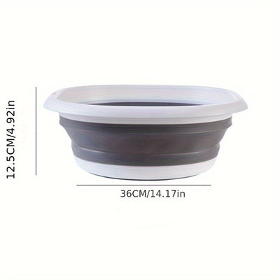Baño de pies plegable y portátil - Plástico hipoalergénico, no necesita electricidad, ideal para uso en casa y dormitorio, bañera de masaje hasta la rodilla con diseño ergonómico para relajantes baños de pies, baño de pies, artículos esenciales para dorm