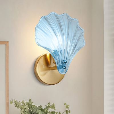 Aplicaciones de Pared Doradas con Pantallas de Vidrio Transparente - Lámparas Modernas Art Deco para Baño, Sala, Dormitorio y Pasillo - Montaje Semiempotrado, Compatible con Bombillas E12 (Bombilla No Incluida), Decoración de Baño, Acabado Brillante, Dis