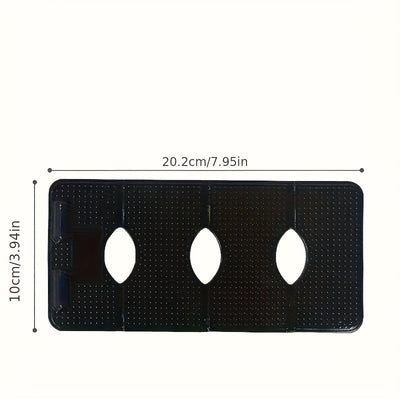 Soporte de teléfono para coche multifuncional - Resistente al calor, antideslizante, con agarre seguro, compatible con navegación GPS y conducción sin manos, montaje de teléfono para coche, montaje de teléfono para coche, seguro, duradero.