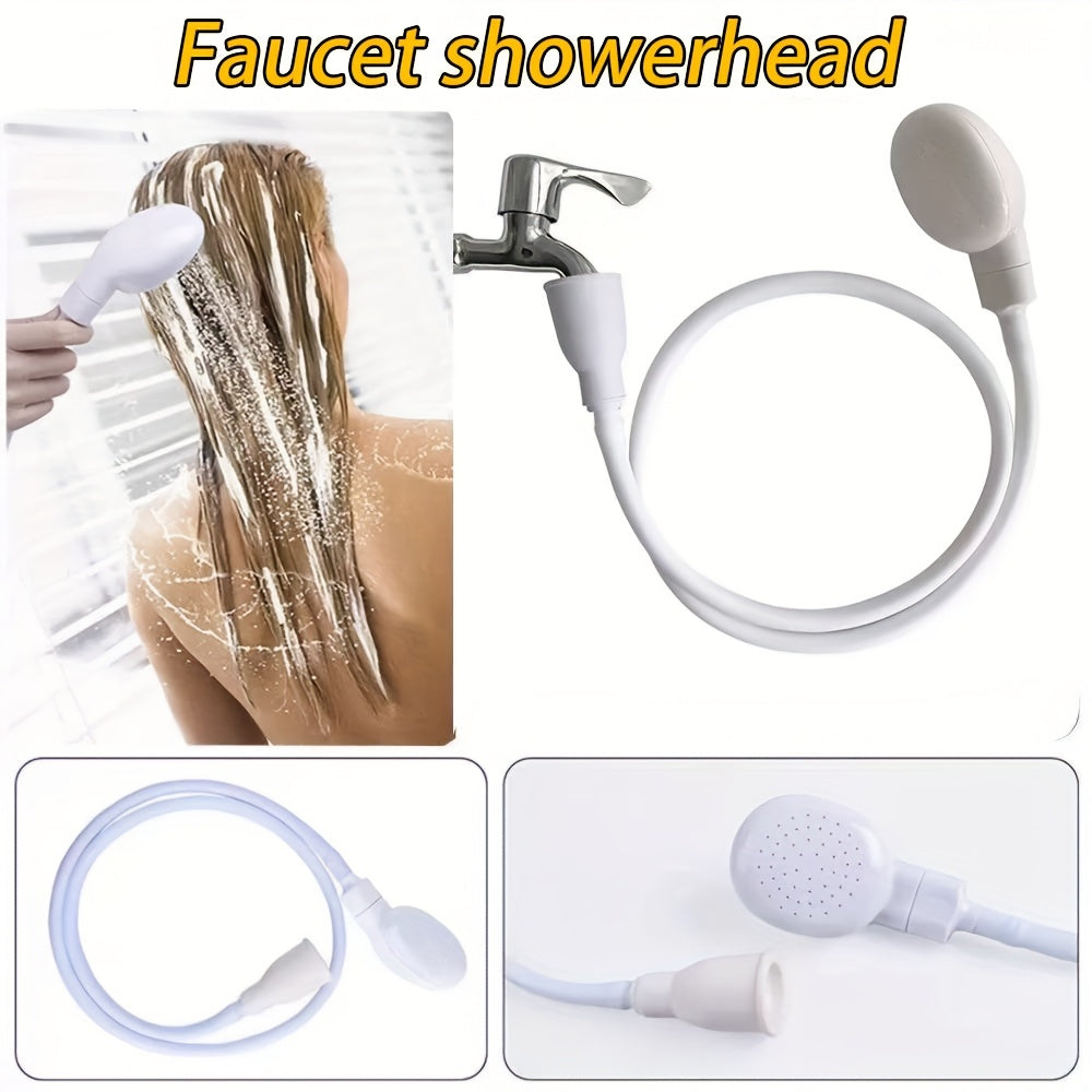 1 pieza de rociador de grifo giratorio de 360° - Extensor de grifo de baño y cocina moderno de goma sintética con purificador de agua, acabado pulido, seguro para el agua potable, accesorio de decoración para hogares y RV, accesorios de grifo, flujo de a